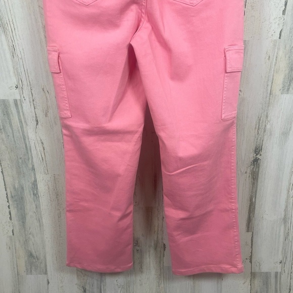 Judy Blue Cargo Pants High Rise size 7/28 Pink Utility Barbiecore Preppy - Picture 7 of 8